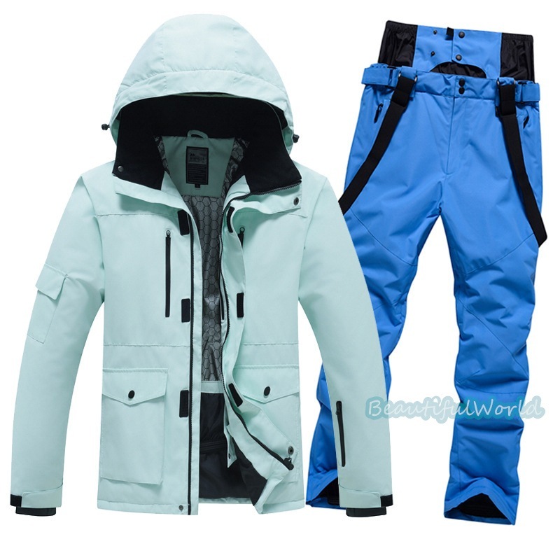 スノーボードウェア 上下 スキーウェア 上下セット メンズ レディース スノボウェア ジャケット パンツ 男女兼用 スノーウェア 撥水 防風 保温 雪遊び
