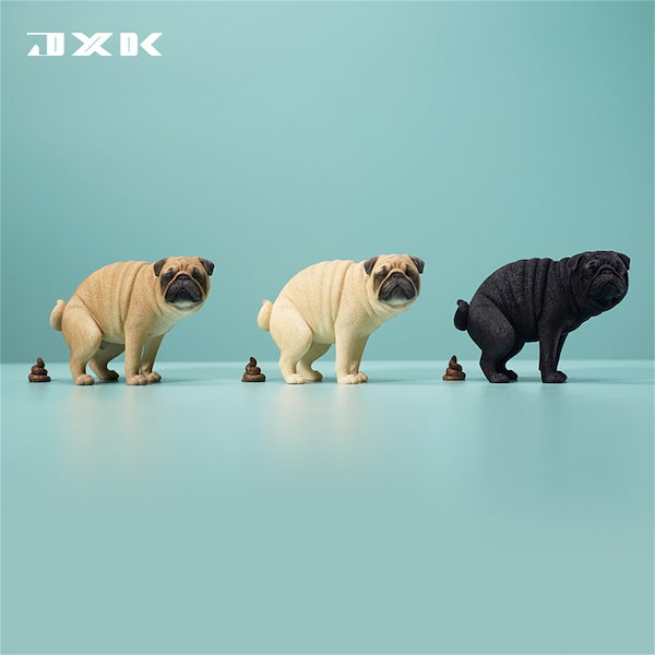 Qoo10] JXK 1/6 サイズ パグ 可愛い 犬