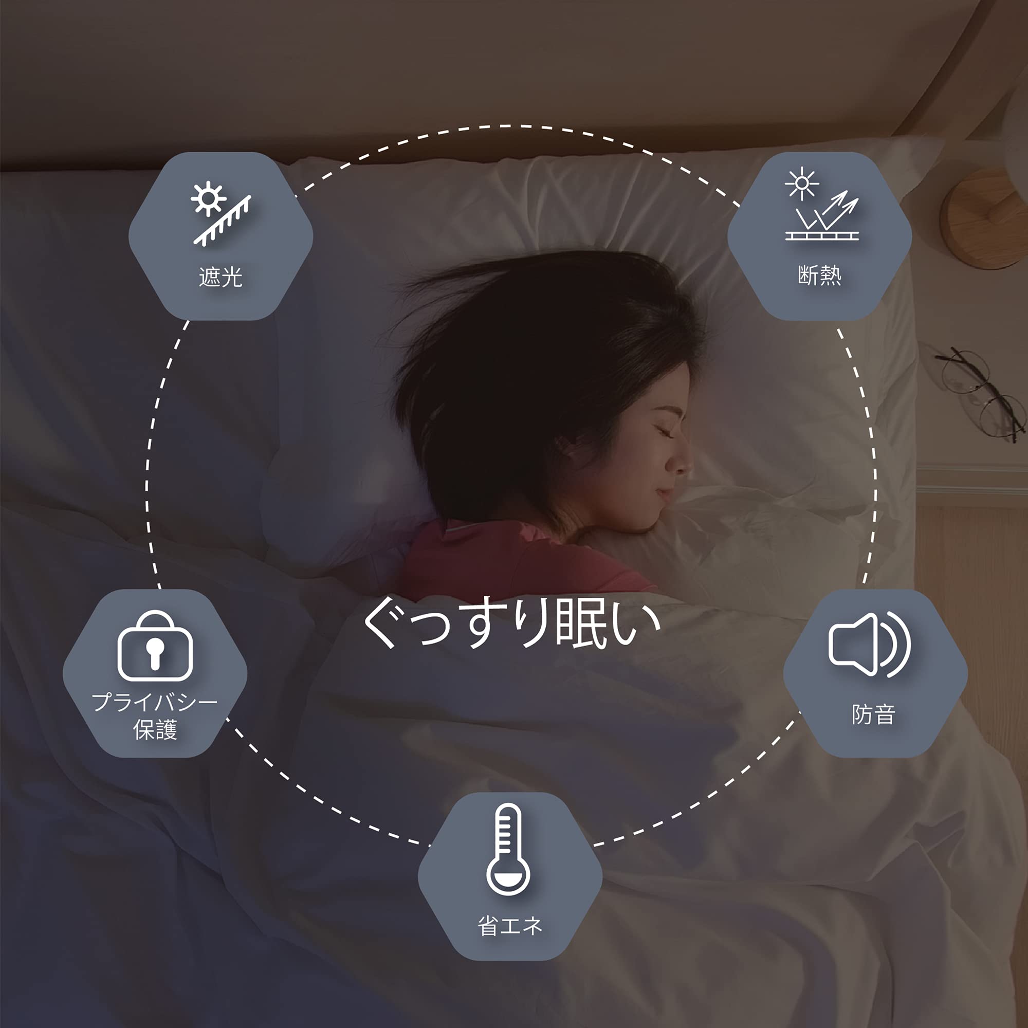Deconovo 1級遮光カーテン 幅180cm丈230cm 2枚入 ドレープカーテン おしゃれ UVカット 断熱 節電対策 昼夜目隠し ダークグレー
