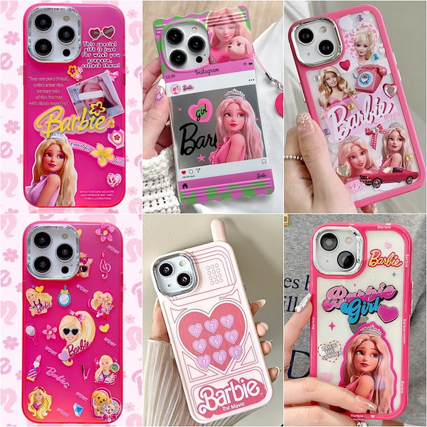 Qoo10] バービー iphone15ケース iph