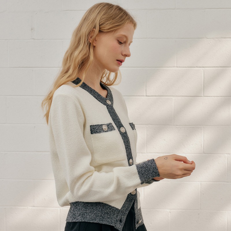 ツートーンカーディガン [2カラー]