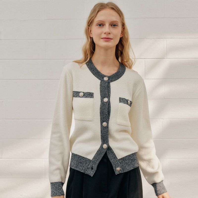 ツートーンカーディガン [2カラー]