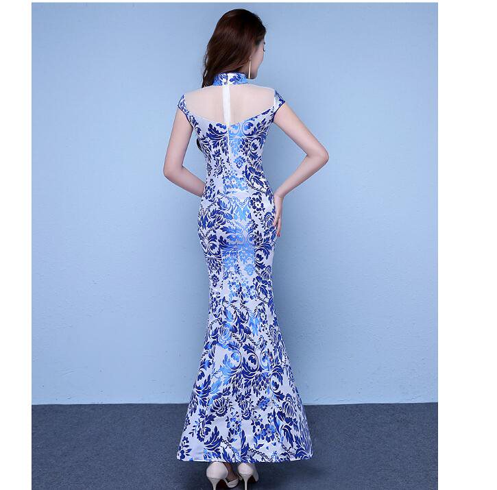 マーメイドドレス 刺繍 立ち襟 ロング丈ドレス ウエディングドレス パーティードレス フォーマルドレ マーメイドドレス 刺繍 立ち襟 ロング丈ドレス ウエディングドレス パーティードレス フォーマルドレ