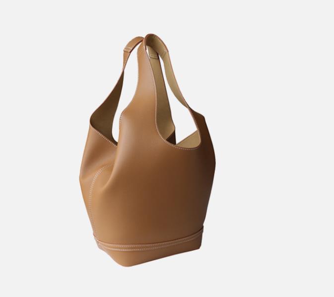 新しい牛革ワンショルダーポータブルレザー野菜バスケットバッグ日本のトートバッグショッピングバッグ女性 新しい牛革ワンショルダーポータブルレザー野菜バスケットバッグ日本のトートバッグショッピングバッグ女性