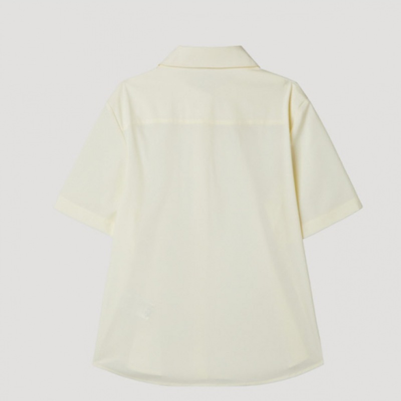 [シューズミス] ベーシックハーフスリーブシャツ_SWWSTP22200_LY