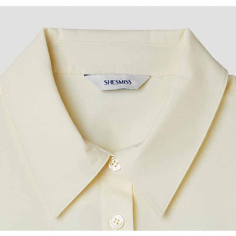 [シューズミス] ベーシックハーフスリーブシャツ_SWWSTP22200_LY