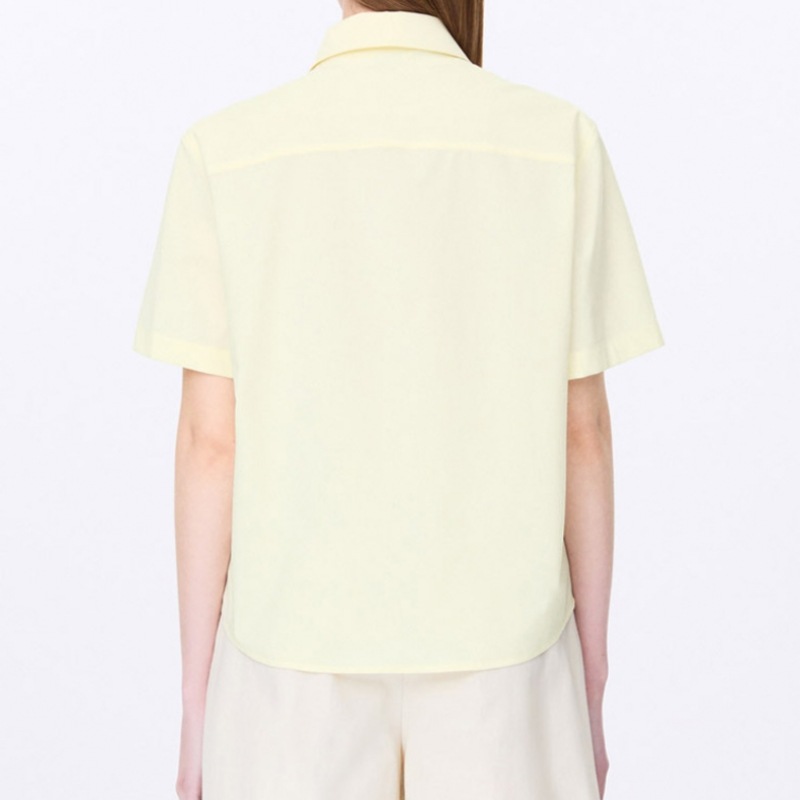 [シューズミス] ベーシックハーフスリーブシャツ_SWWSTP22200_LY