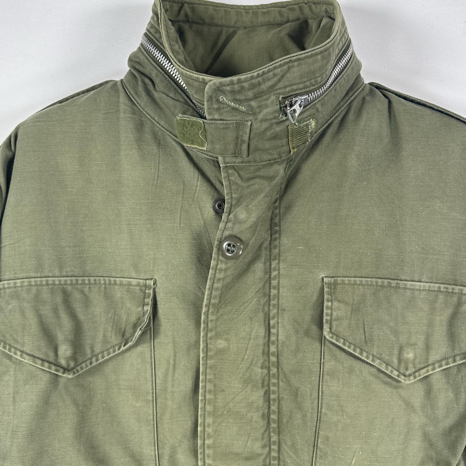 古着 60s/60年代 ヴィンテージ ミリタリージャケット M-65 フィールドジャケット 2nd CONMARジッパー 実物 オリーブグリーン メンズ 古着 60s/60年代 ヴィンテージ ミリタリージャケット M-65 フィールドジャケット 2nd CONMARジッパー 実物 オリーブグリーン メンズ