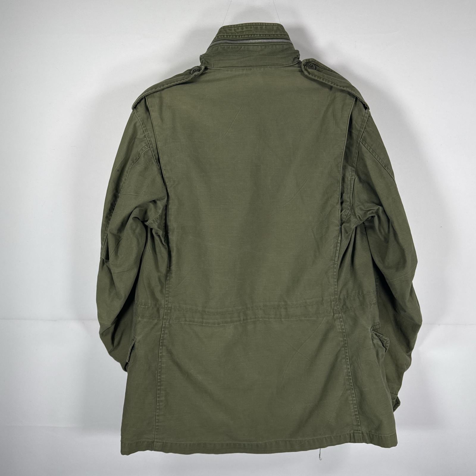 古着 60s/60年代 ヴィンテージ ミリタリージャケット M-65 フィールドジャケット 2nd CONMARジッパー 実物 オリーブグリーン メンズ 古着 60s/60年代 ヴィンテージ ミリタリージャケット M-65 フィールドジャケット 2nd CONMARジッパー 実物 オリーブグリーン メンズ