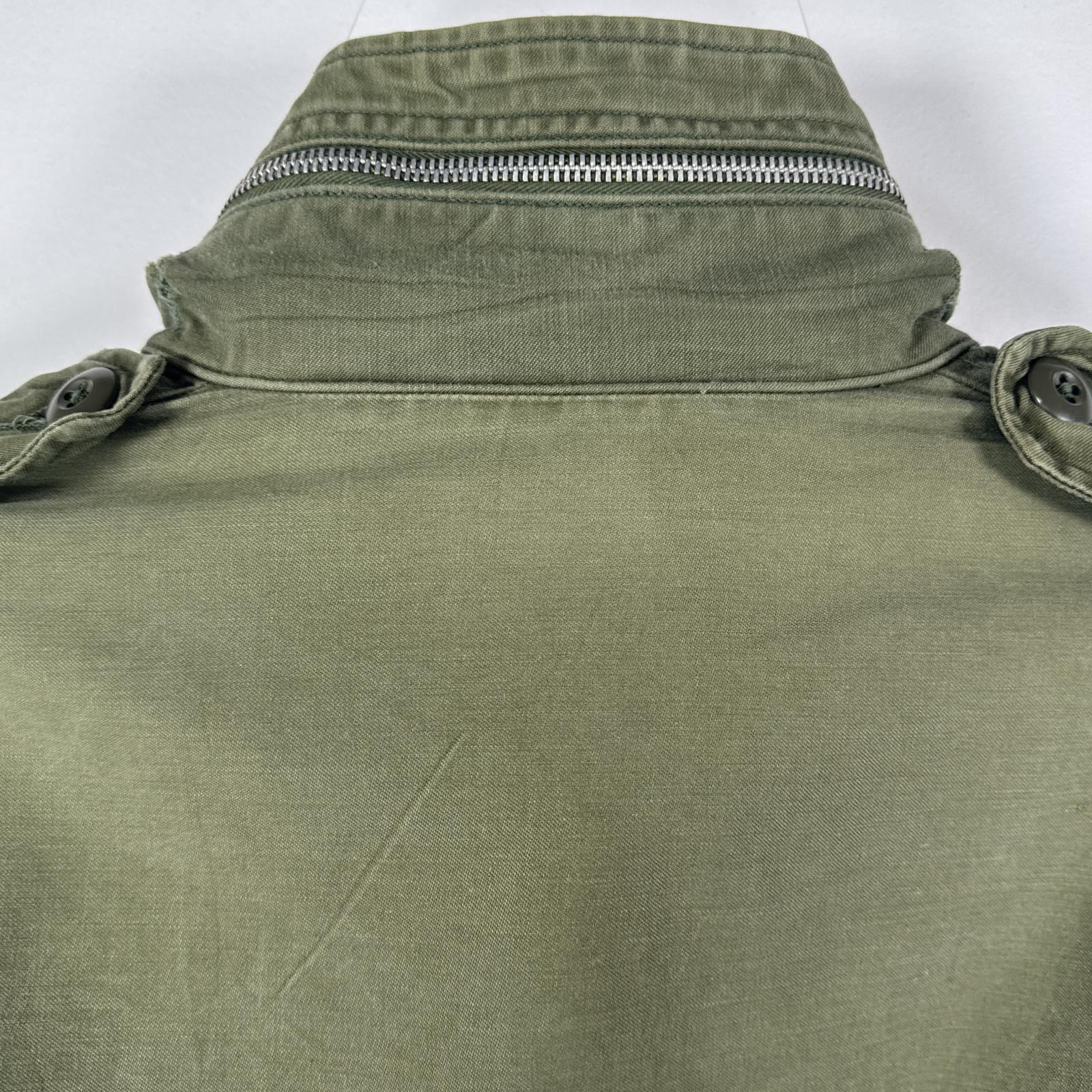 古着 60s/60年代 ヴィンテージ ミリタリージャケット M-65 フィールドジャケット 2nd CONMARジッパー 実物 オリーブグリーン メンズ 古着 60s/60年代 ヴィンテージ ミリタリージャケット M-65 フィールドジャケット 2nd CONMARジッパー 実物 オリーブグリーン メンズ