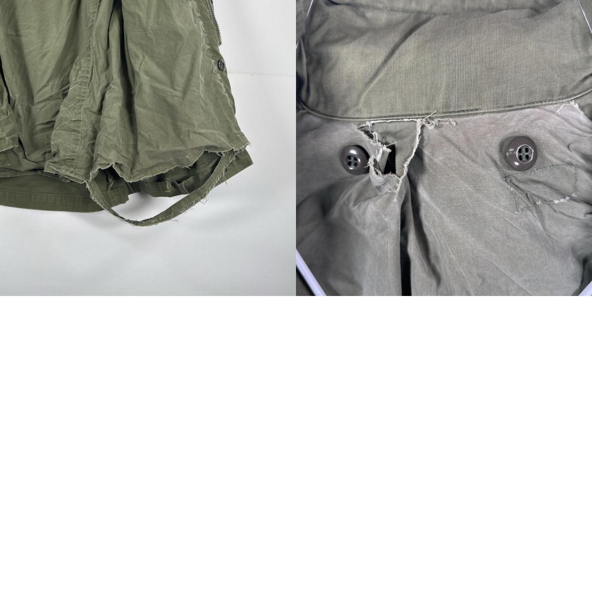 古着 60s/60年代 ヴィンテージ ミリタリージャケット M-65 フィールドジャケット 2nd CONMARジッパー 実物 オリーブグリーン メンズ 古着 60s/60年代 ヴィンテージ ミリタリージャケット M-65 フィールドジャケット 2nd CONMARジッパー 実物 オリーブグリーン メンズ
