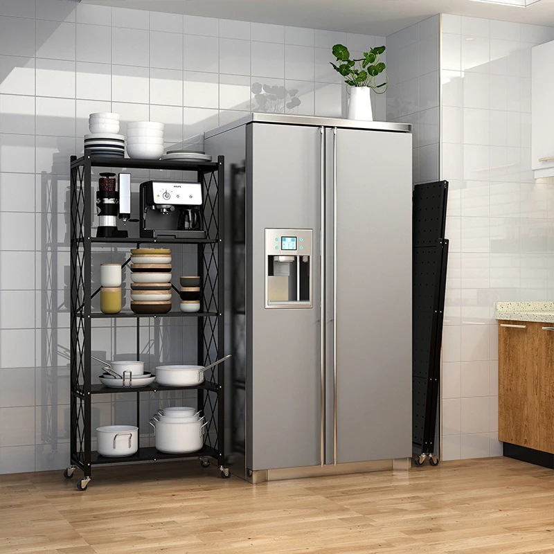 【20点セット】【送料無料】キッチンに設置不要の折りたたみ式置物棚着床多層電子レンジ棚ベルトプーリ収納整理折りたたみ棚 【20点セット】【送料無料】キッチンに設置不要の折りたたみ式置物棚着床多層電子レンジ棚ベルトプーリ収納整理折りたたみ棚