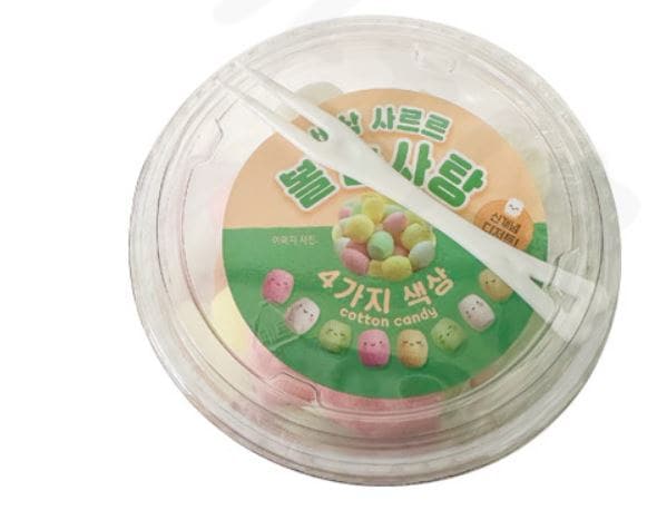 Qoo10] 韓国菓子カップ ボール綿菓子 マシュマロ