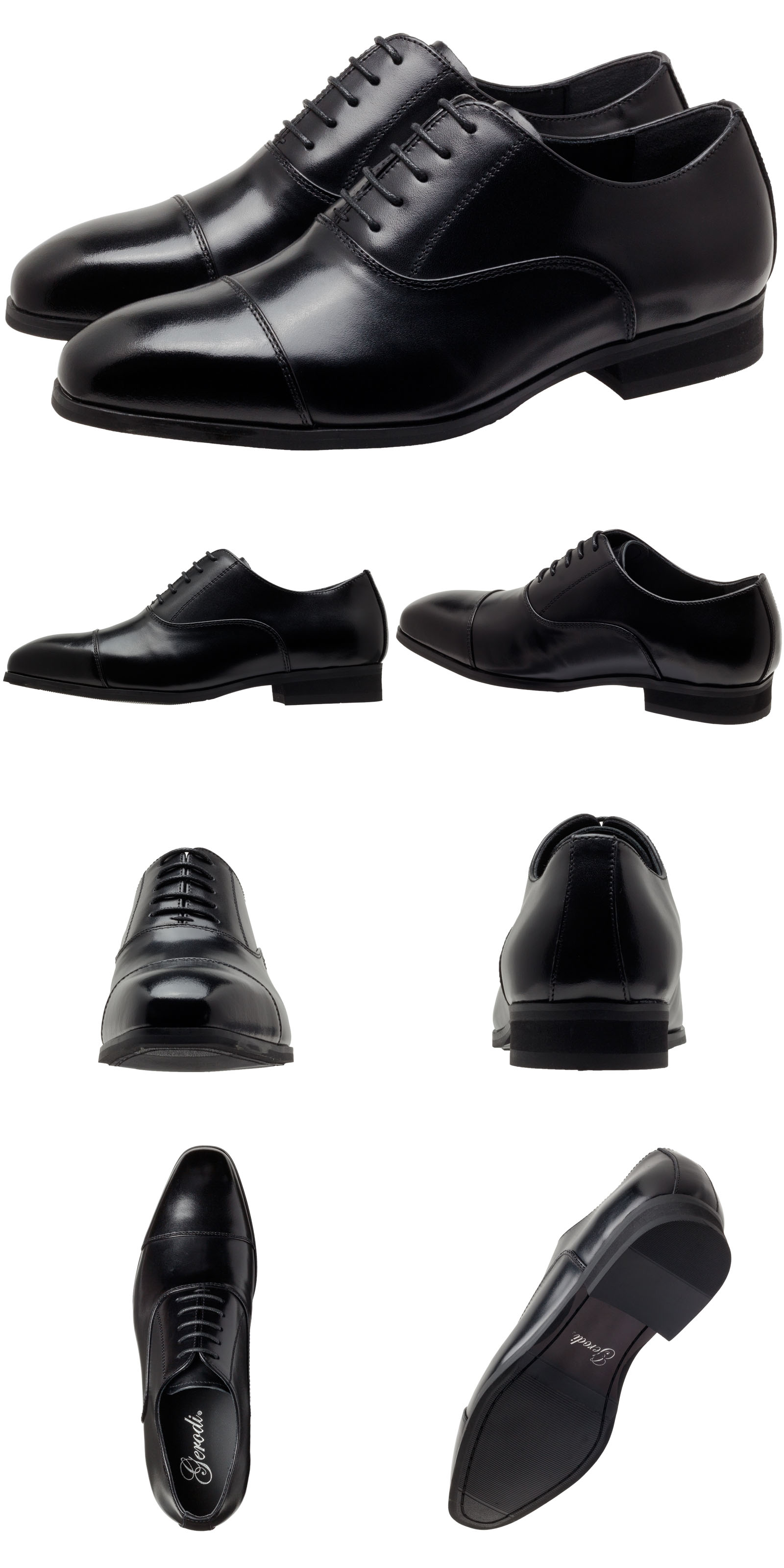 GERODI ビジネスシューズ 本革 牛革 メンズ 高級感 幅広 3E相当 ストレートチップ プレーントゥ メダリオン ブラック ダークブラウン 全4種 25cm 25.5cm 26cm 26.5cm GERODI ビジネスシューズ 本革 牛革 メンズ 高級感 幅広 3E相当 ストレートチップ プレーントゥ メダリオン ブラック ダークブラウン 全4種 25cm 25.5cm 26cm 26.5cm