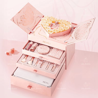 Qoo10] YOULIYOULA 化粧箱 コスメセット アイシャドウ/ 口