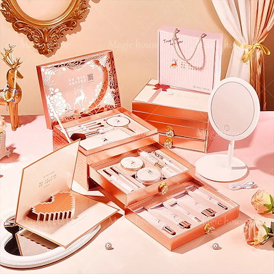 ♡コスメまとめ売り35点セット♡ Qoo10] YOULIYOULA 化粧箱 コスメセット アイシャドウ/ 口