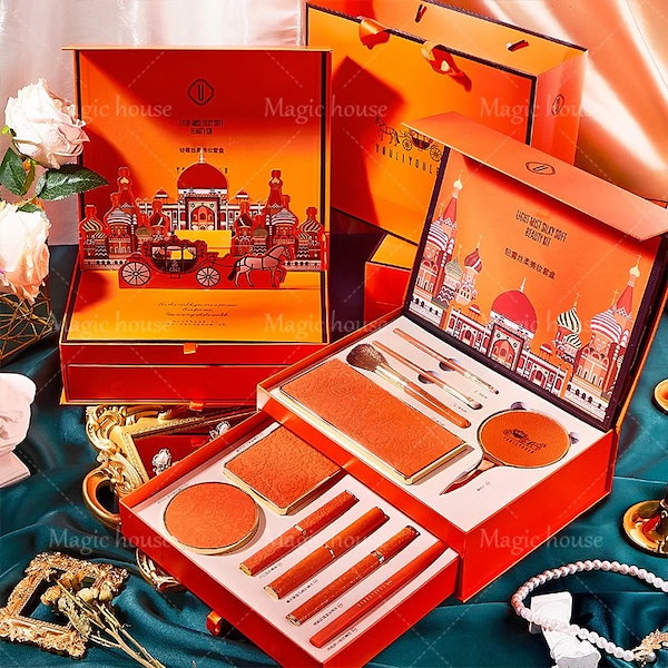 韓国コスメセット Qoo10] コスメセット メイクアップセット 口紅