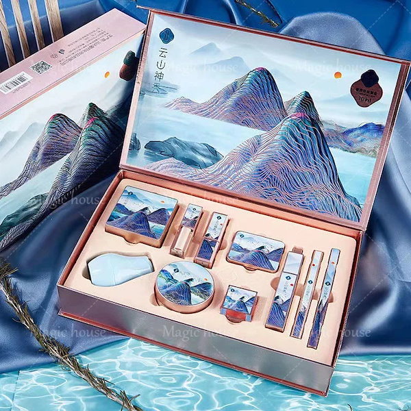 Qoo10] YOULIYOULA 化粧箱 コスメセット アイシャドウ/ 口