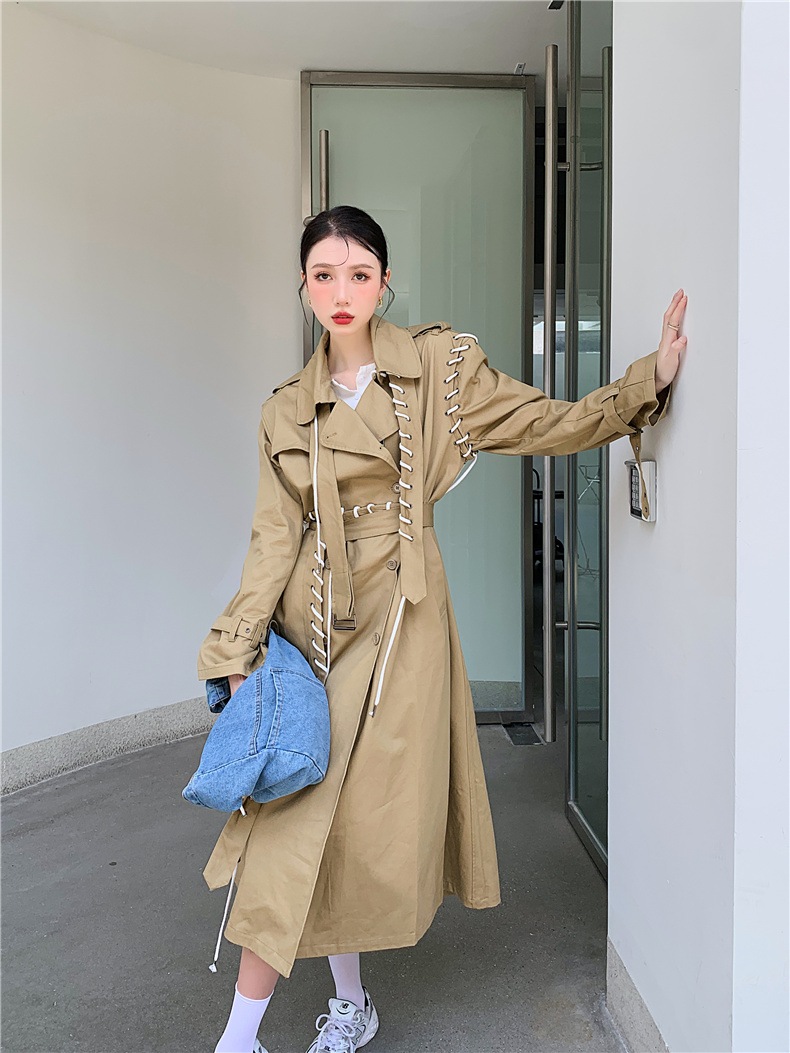 【日本未発売】トレンチコート ドローストリング コート ジャケット アウター ウインドブレーカー 【日本未発売】トレンチコート ドローストリング コート ジャケット アウター ウインドブレーカー