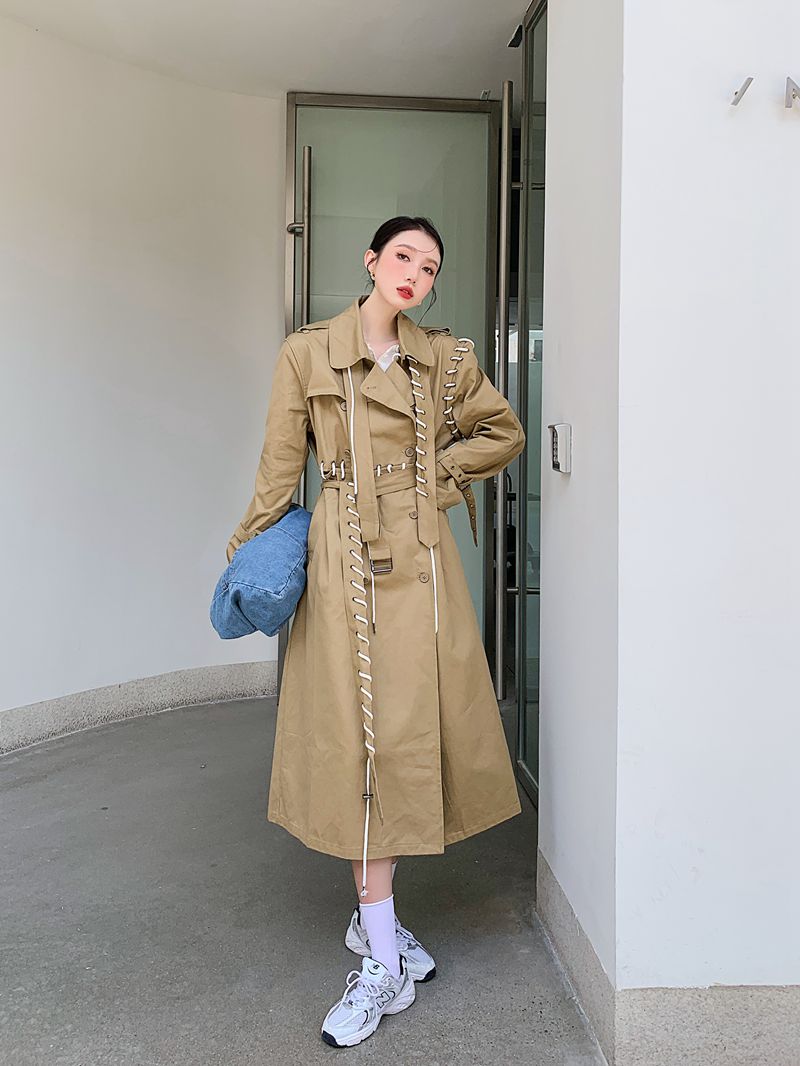 【日本未発売】トレンチコート ドローストリング コート ジャケット アウター ウインドブレーカー 【日本未発売】トレンチコート ドローストリング コート ジャケット アウター ウインドブレーカー