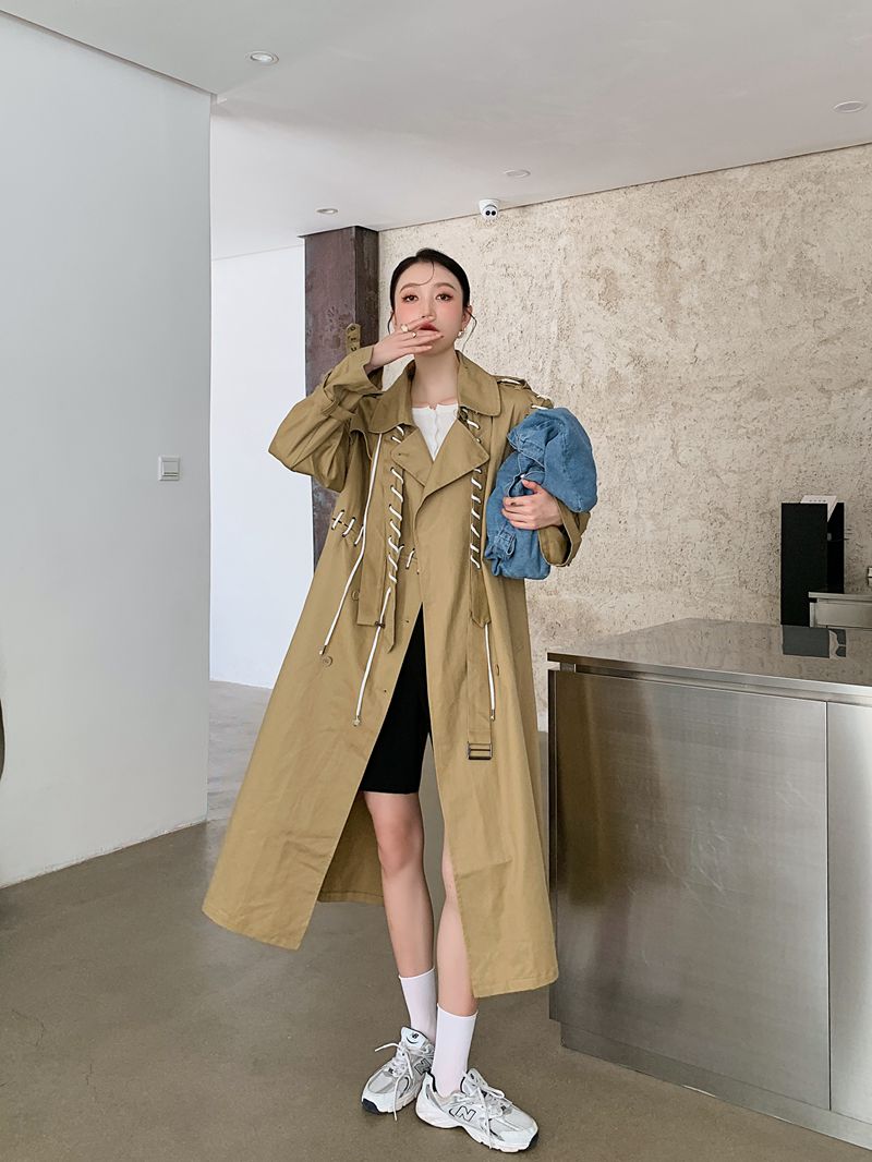 【日本未発売】トレンチコート ドローストリング コート ジャケット アウター ウインドブレーカー 【日本未発売】トレンチコート ドローストリング コート ジャケット アウター ウインドブレーカー