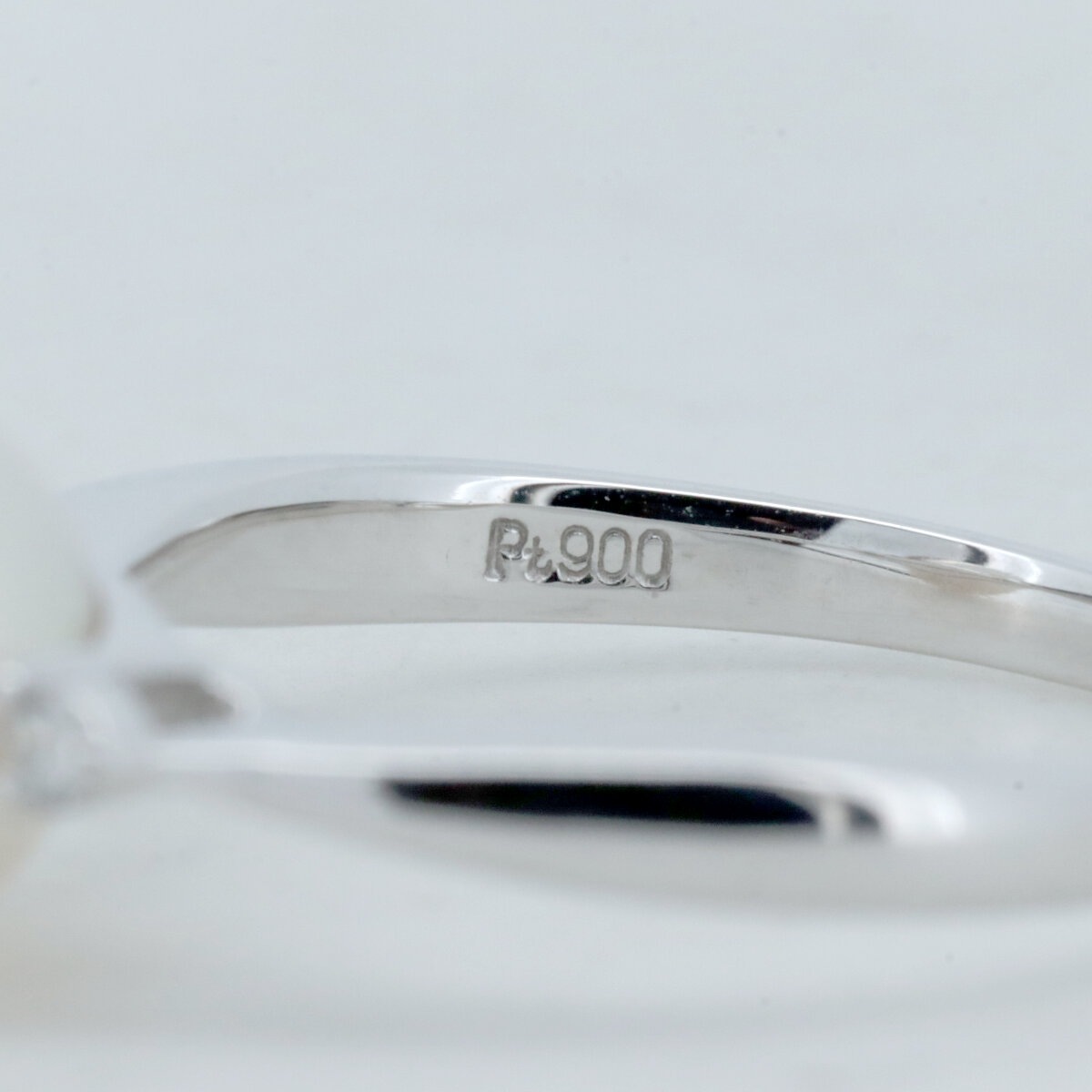 オーロラ天女 パール ダイヤモンド リング 指輪 9.2ミリ 0.05ct 真珠 14.5号 Pt900(プラチナ) 質屋出品 オーロラ天女 パール ダイヤモンド リング 指輪 9.2ミリ 0.05ct 真珠 14.5号 Pt900(プラチナ) 質屋出品