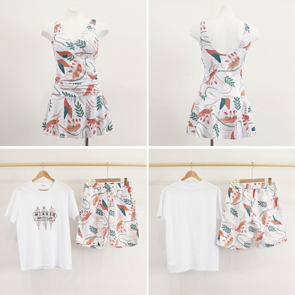 ペアルック カップル水着 スイムウエア 水着 大人可愛い 体型カバー女性水着 ハネムーンみずぎ ペアルック カップル水着 スイムウエア 水着 大人可愛い 体型カバー女性水着 ハネムーンみずぎ