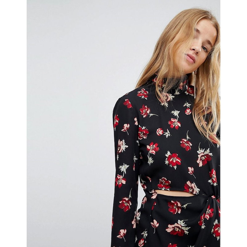 ミス セルフリッジ レディース トップス ブラウス・シャツ【Miss Selfridge Floral Cut Out Blouse】Multi ミス セルフリッジ レディース トップス ブラウス・シャツ【Miss Selfridge Floral Cut Out Blouse】Multi