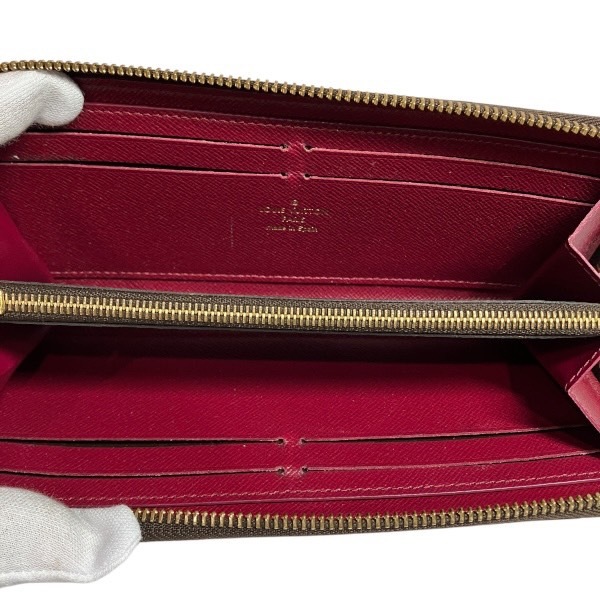 ルイヴィトン ポルトフォイユクレマンス M60742 ラウンドジップ 長財布 レディース【中古】