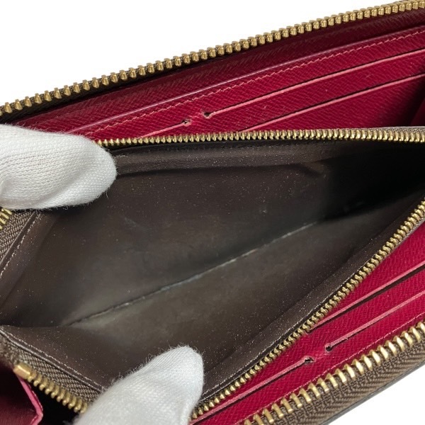 ルイヴィトン ポルトフォイユクレマンス M60742 ラウンドジップ 長財布 レディース【中古】