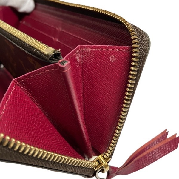 ルイヴィトン ポルトフォイユクレマンス M60742 ラウンドジップ 長財布 レディース【中古】