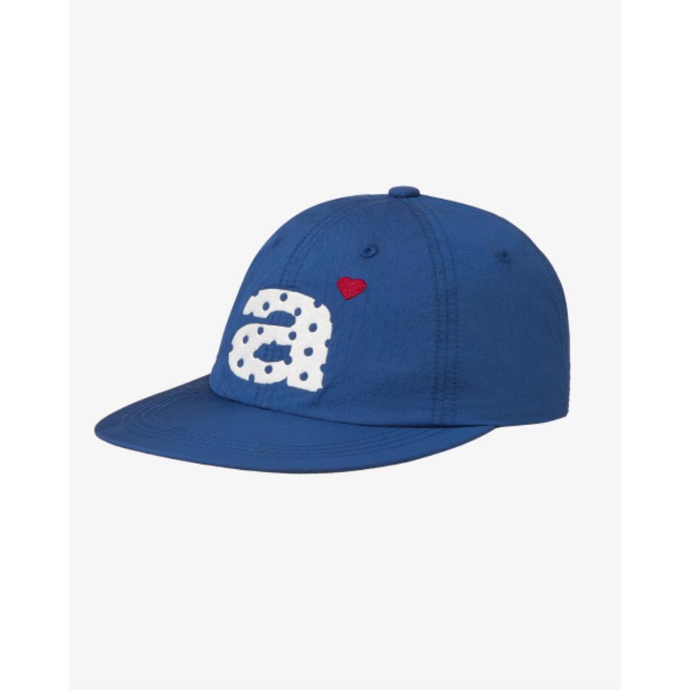 AEAE DOT SMALL LETTER NYLON CAP BLUE AE45SUCA002BLU