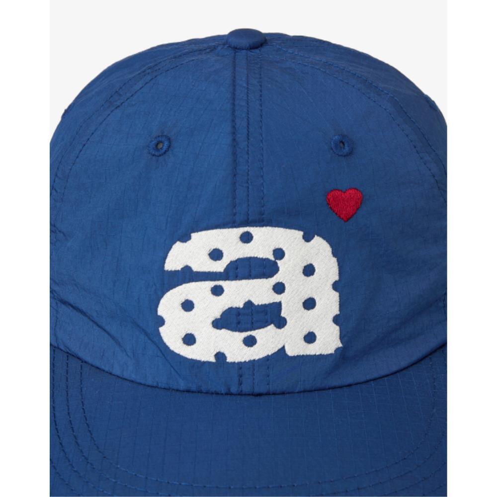 AEAE DOT SMALL LETTER NYLON CAP BLUE AE45SUCA002BLU