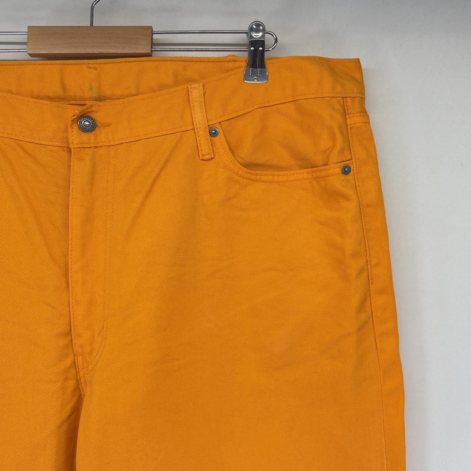 古着 デニムパンツ 541 カラーパンツ 5ポケット ジーンズ ジーパン 大きいサイズ ストレート w42 L32 イエロー メンズ 古着 デニムパンツ 541 カラーパンツ 5ポケット ジーンズ ジーパン 大きいサイズ ストレート w42 L32 イエロー メンズ