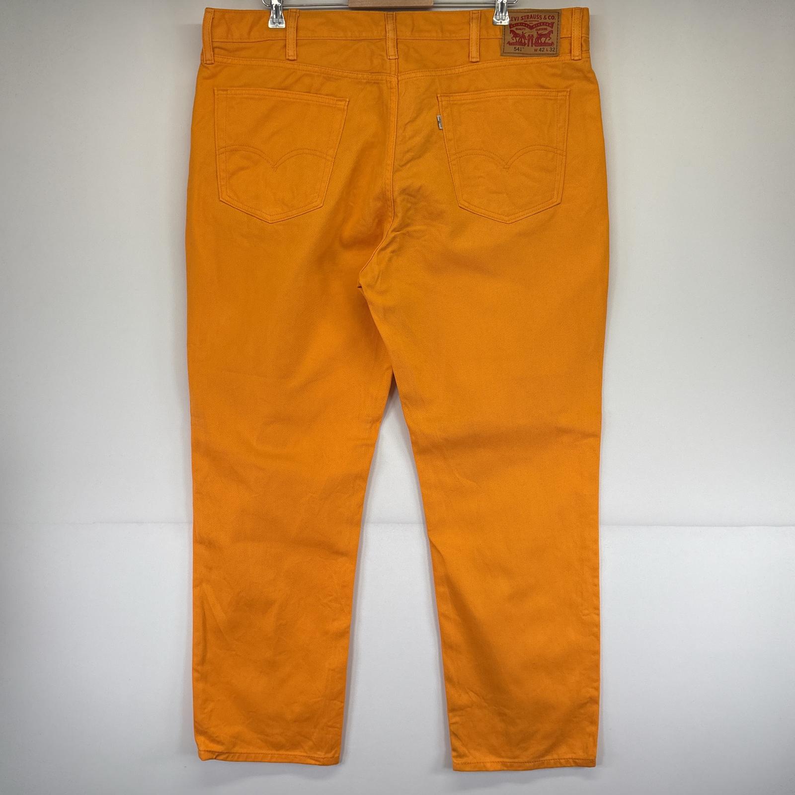 古着 デニムパンツ 541 カラーパンツ 5ポケット ジーンズ ジーパン 大きいサイズ ストレート w42 L32 イエロー メンズ 古着 デニムパンツ 541 カラーパンツ 5ポケット ジーンズ ジーパン 大きいサイズ ストレート w42 L32 イエロー メンズ