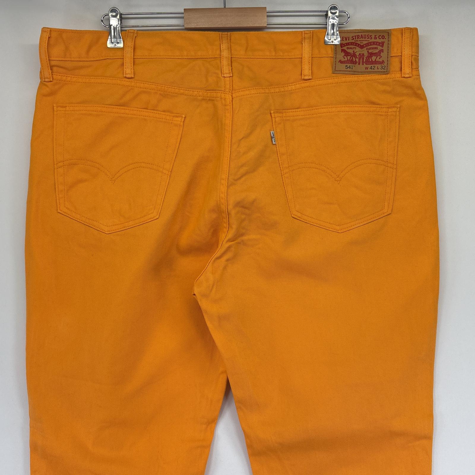 古着 デニムパンツ 541 カラーパンツ 5ポケット ジーンズ ジーパン 大きいサイズ ストレート w42 L32 イエロー メンズ 古着 デニムパンツ 541 カラーパンツ 5ポケット ジーンズ ジーパン 大きいサイズ ストレート w42 L32 イエロー メンズ