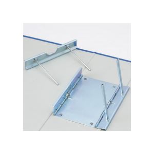 （まとめ）TANOSEE 片開きパイプ式ファイルE A4タテ 30mmとじ 青 30冊