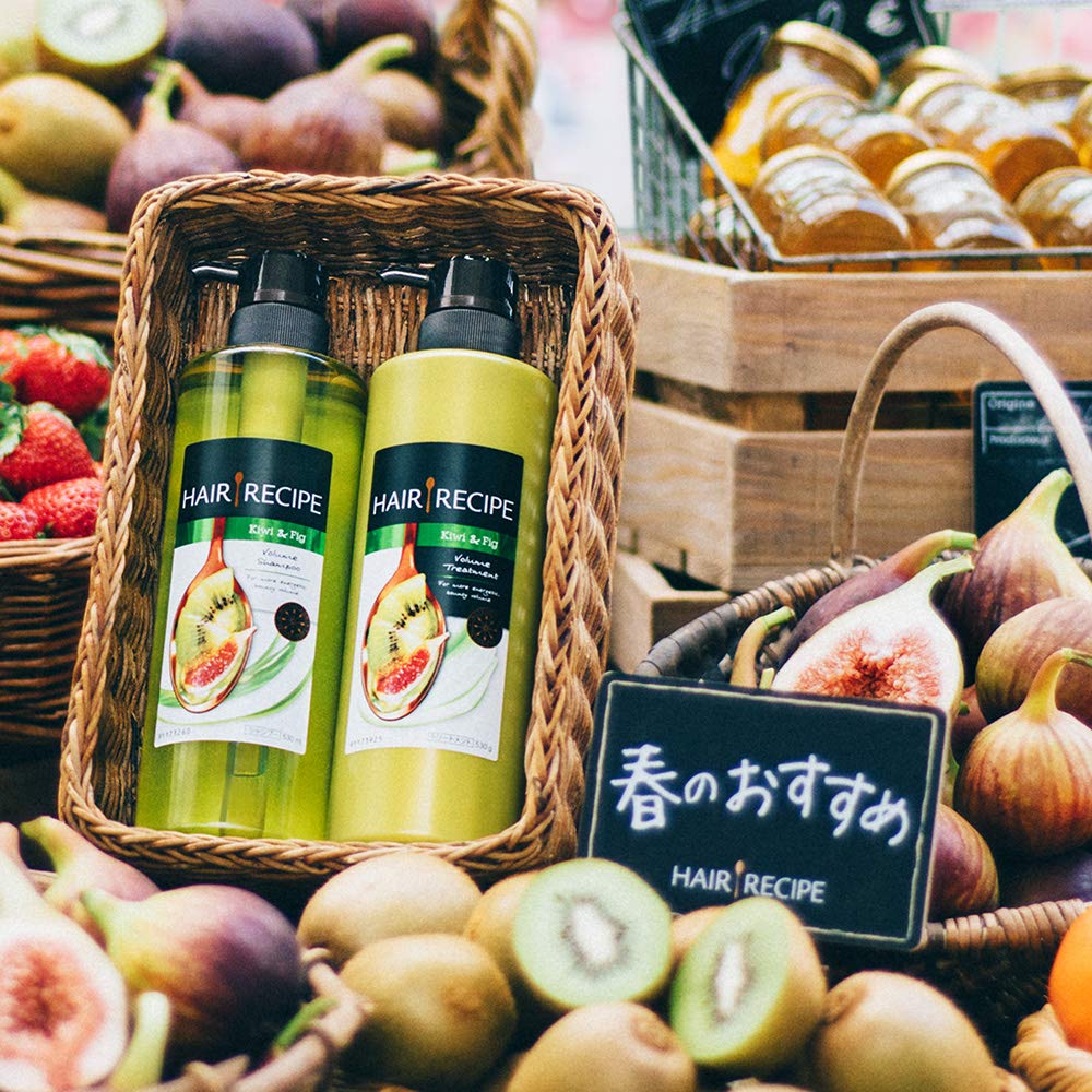 ヘアレシピ シャンプー キウイ エンパワーボリュームレシピ ポンプ 530ml ヘアレシピ シャンプー キウイ エンパワーボリュームレシピ ポンプ 530ml