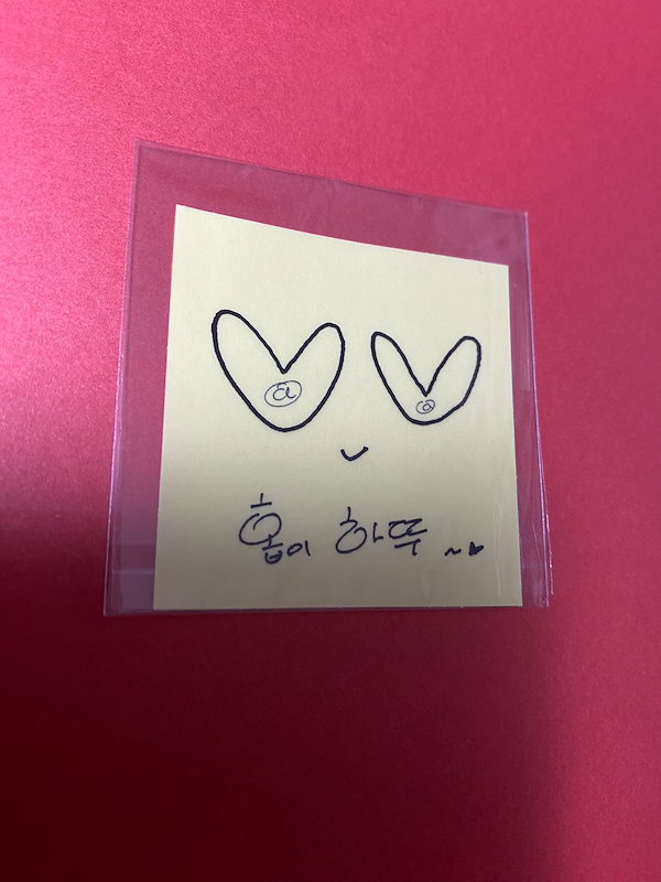 Qoo10] BTS ホソク サノク 手書きステッカー