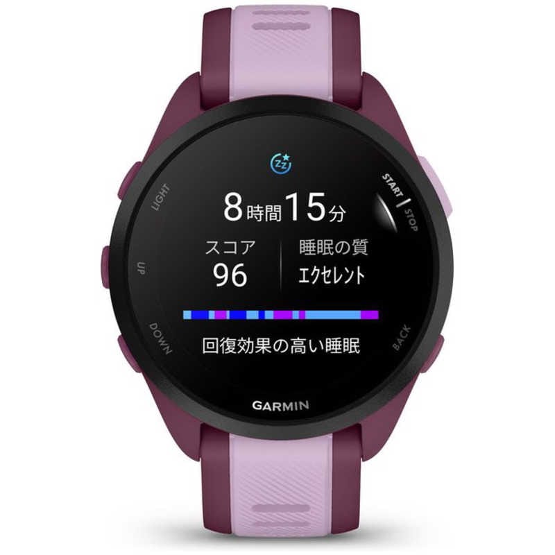 GARMIN Forerunner 165 Music(フォアランナー 165 ミュージック)ランニングGPSスマートウォッチ (Suica対応) (ガーミン) Berry 010-02863-93 GARMIN Forerunner 165 Music(フォアランナー 165 ミュージック)ランニングGPSスマートウォッチ (Suica対応) (ガーミン) Berry 010-02863-93