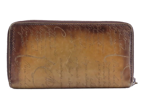 ベルルッティITAUBAイタウバカリグラフィスクリットレザージップ長財布ラウンドファスナー長財布ブラウンITAUBA-SCRITTO-V2 ベルルッティITAUBAイタウバカリグラフィスクリットレザージップ長財布ラウンドファスナー長財布ブラウンITAUBA-SCRITTO-V2