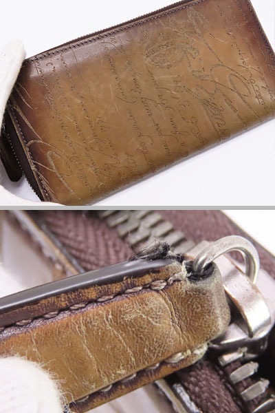 ベルルッティITAUBAイタウバカリグラフィスクリットレザージップ長財布ラウンドファスナー長財布ブラウンITAUBA-SCRITTO-V2 ベルルッティITAUBAイタウバカリグラフィスクリットレザージップ長財布ラウンドファスナー長財布ブラウンITAUBA-SCRITTO-V2