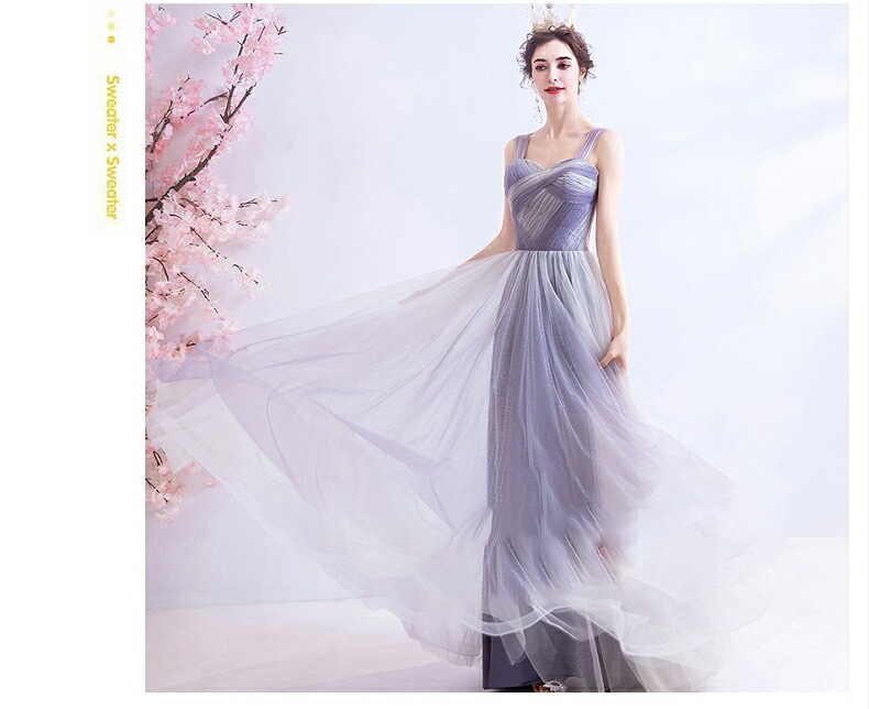 ウェディングドレス ウエディングドレス カラードレス イブニングドレス 二次会ドレス Aラインドレス 演奏会 フォーマル 発表会ドレス ロングドレス カクテルドレス 披露宴 紺色 コンサート ステージ