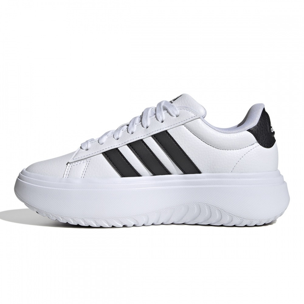 アディダスグランドコートプラットフォームスエード IE1092-FTWHT/CBBLACK/CBROCK