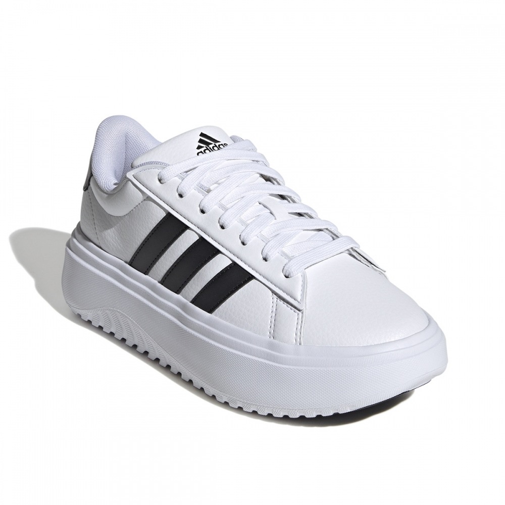 アディダスグランドコートプラットフォームスエード IE1092-FTWHT/CBBLACK/CBROCK
