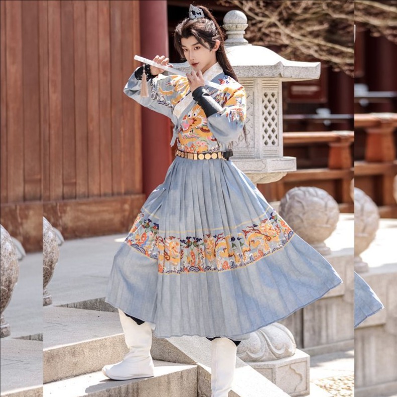 メンズ漢服 華流衣装 中華古代服 中華服 チャイナ服 中華 チャイナ 唐装 古典服 舞台衣装 ステージ衣装 イベント 仮装 プリント柄 龍柄 振袖 コスチューム 写真撮影 華やか 裾幅大きい ホワイ メンズ漢服 華流衣装 中華古代服 中華服 チャイナ服 中華 チャイナ 唐装 古典服 舞台衣装 ステージ衣装 イベント 仮装 プリント柄 龍柄 振袖 コスチューム 写真撮影 華やか 裾幅大きい ホワイ