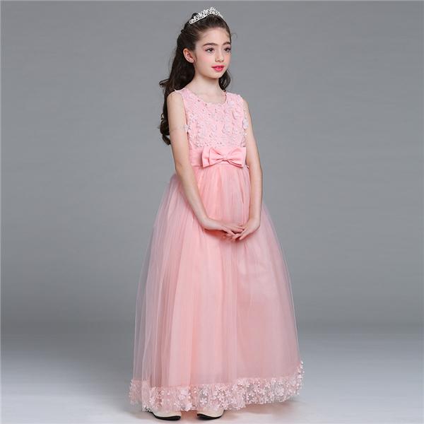 子供服 ドレス ピアノ 発表会 ワンピース フォーマル 演奏会 キッズ 結婚式 女の子 ジュニア 入学式 ロング 誕生日 子ども 七五三パーティー