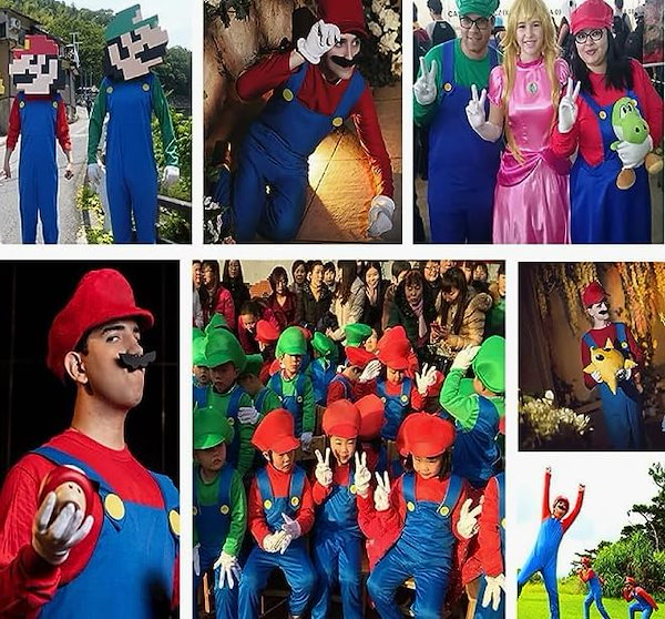 Qoo10] マリオ ルイージ コスプレ衣装 ハロウィ