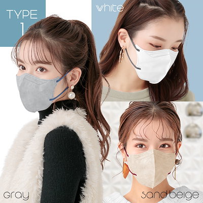 Qoo10] fancysharpmask 小顔マスク 冷感マスク 5D バイカラー