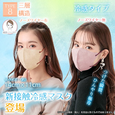 Qoo10] fancysharpmask 小顔マスク 冷感マスク 5D バイカラー